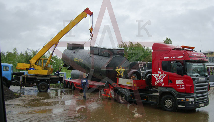 подземный металлический резервуар, подземные резервуары для хранения нефтепродуктов